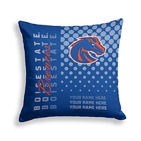 Pegasus Boise State Broncos 18" x 18" Script Dot Fade Personalized Decor Pillow