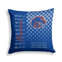 Pegasus Boise State Broncos 18" x 18" Script Dot Fade Personalized Decor Pillow