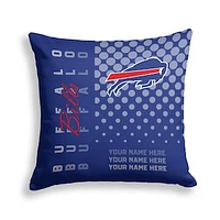 Pegasus Buffalo Bills 18" x 18" Script Dot Fade Personalized Decor Pillow