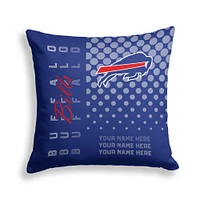 Pegasus Buffalo Bills 18" x 18" Script Dot Fade Personalized Decor Pillow