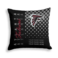 Pegasus Atlanta Falcons 18" x 18" Script Dot Fade Personalized Decor Pillow