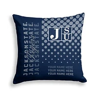 Pegasus Jackson State Tigers 18" x 18" Script Dot Fade Personalized Decor Pillow