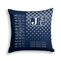 Pegasus Jackson State Tigers 18" x 18" Script Dot Fade Personalized Decor Pillow