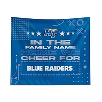 Pegasus MTSU Blue Raiders 51" x 60" We Cheer For Personalized Wall Tapestry