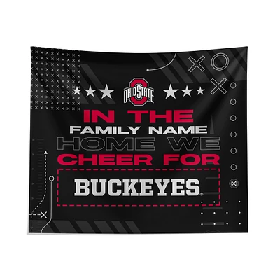 Pegasus Ohio State Buckeyes 51" x 60" We Cheer For Personalized Wall Tapestry