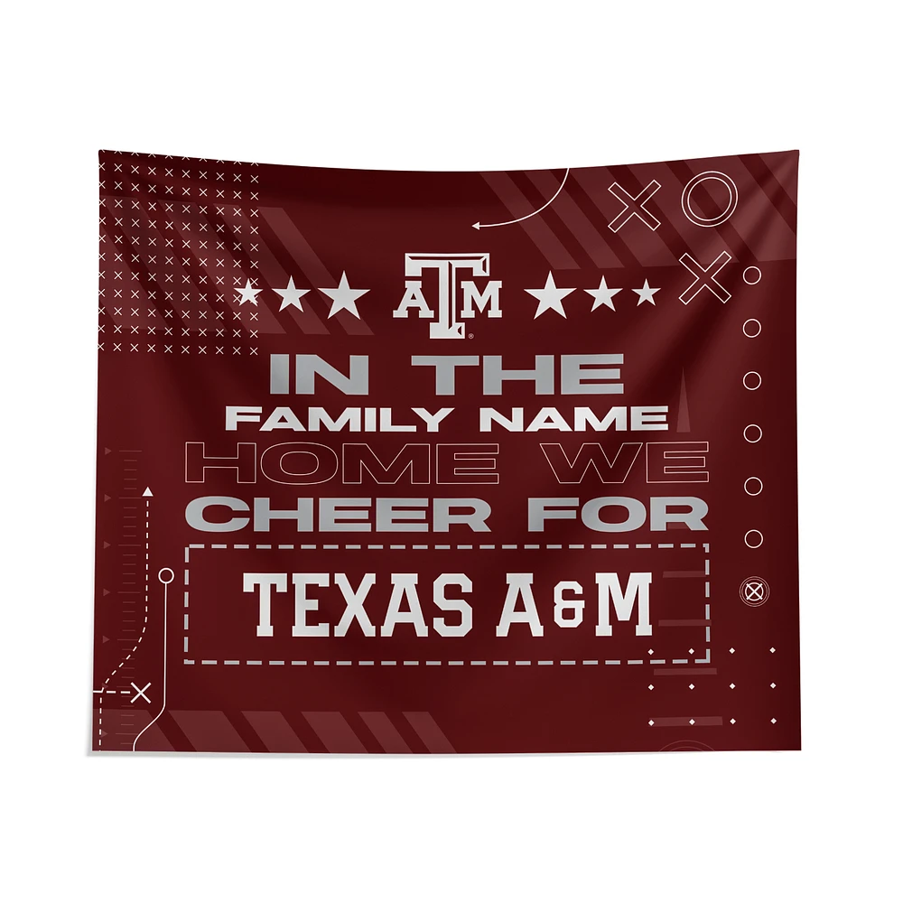 Pegasus Texas A&M Aggies 51" x 60" We Cheer For Personalized Wall Tapestry