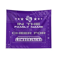Pegasus Stephen F Austin Lumberjacks 51" x 60" We Cheer For Personalized Wall Tapestry