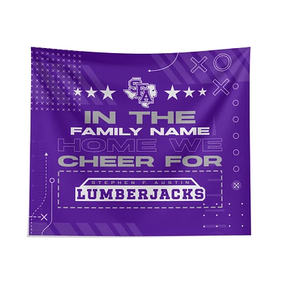Pegasus Stephen F Austin Lumberjacks 51" x 60" We Cheer For Personalized Wall Tapestry