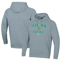 Men's Under Armour Siena Saints All Day Arch Softball Raglan Pullover Hoodie
