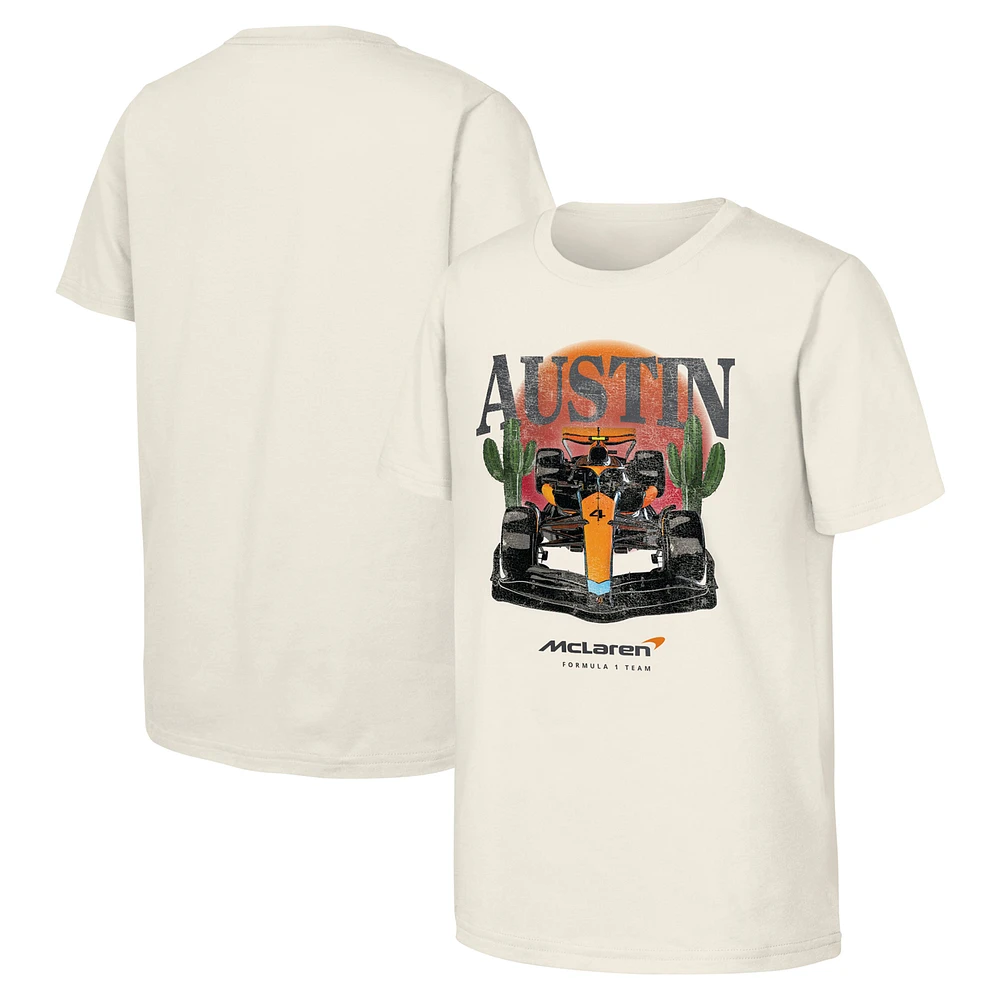 Youth Natural McLaren F1 Team All Speed Austin T-Shirt