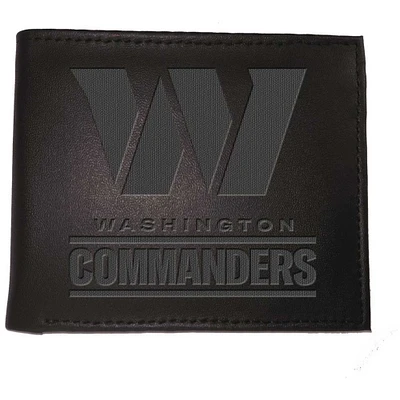 Men's Black Washington Commanders Hybrid Bi-Fold Wallet