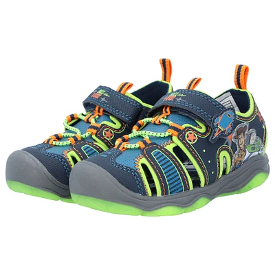 Toddler Josmo Navy Toy Story Light-Up Slip-On Shoes
