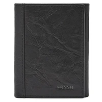 Fossil Black Florida Gulf Coast Eagles Neel Extra Capacity Trifold Wallet