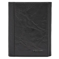 Fossil Black Florida Southern Mocs Neel Extra Capacity Trifold Wallet