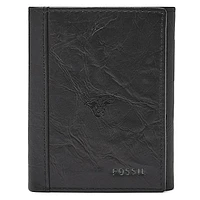 Fossil Black Minnesota State Mavericks Neel Extra Capacity Trifold Wallet