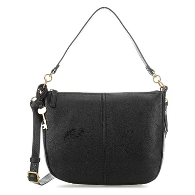 Fossil Black Niagara Purple Eagles Jolie Crossbody Bag