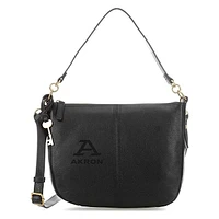 Fossil Black Akron Zips Jolie Crossbody Bag