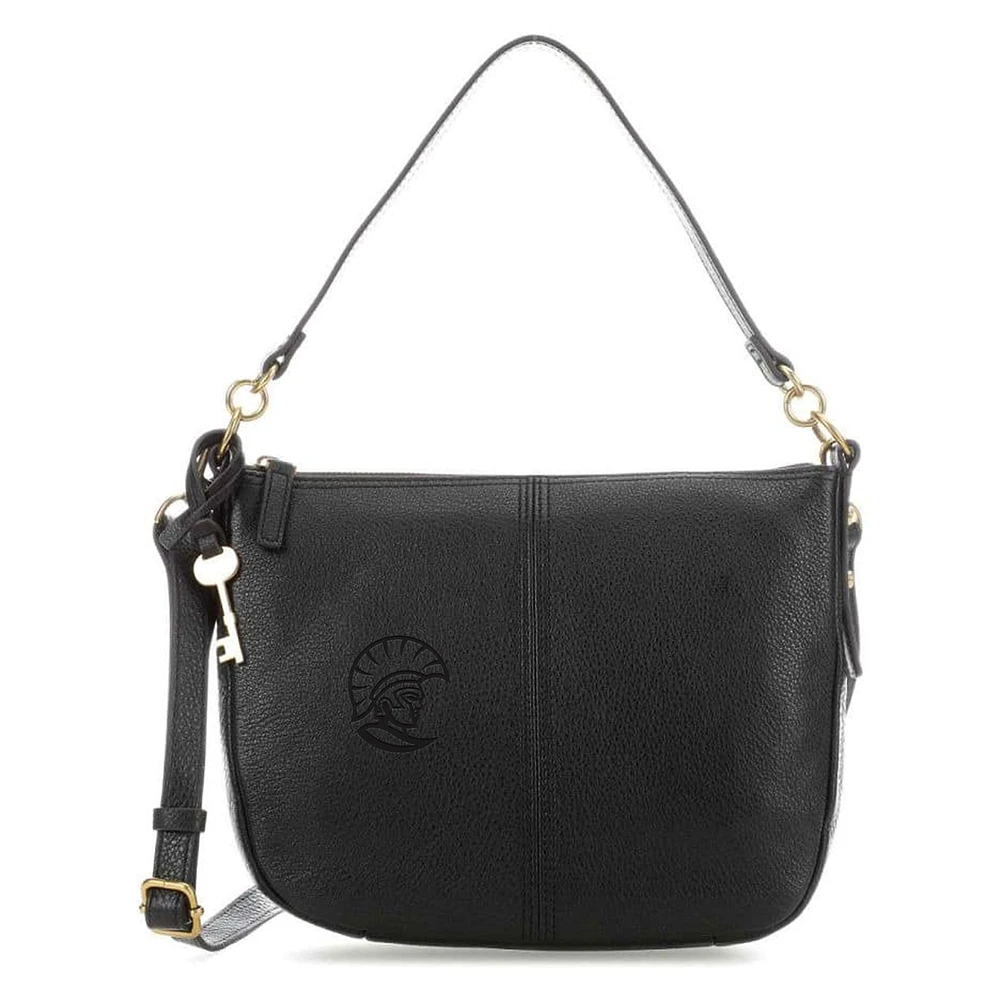 Fossil Black Tampa Spartans Jolie Crossbody Bag