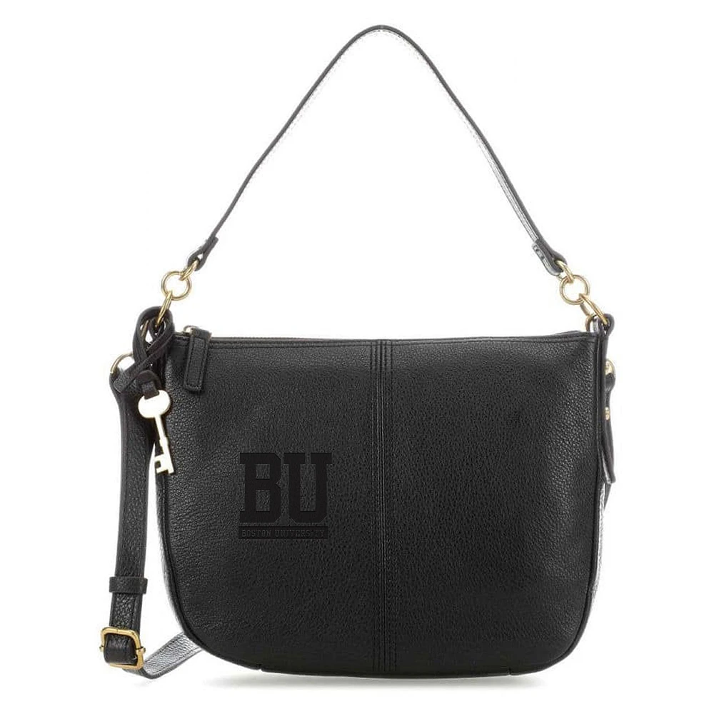 Fossil Black Boston University Jolie Crossbody Bag