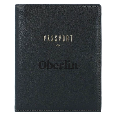 Fossil Black Oberlin Yeomen Travel RFID Passport Case
