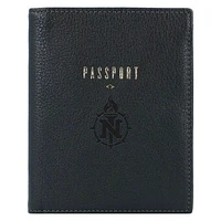 Fossil Black Northern Michigan Wildcats Travel RFID Passport Case