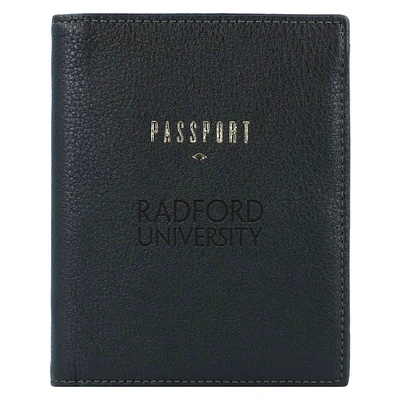 Fossil Black Radford Highlanders Travel RFID Passport Case