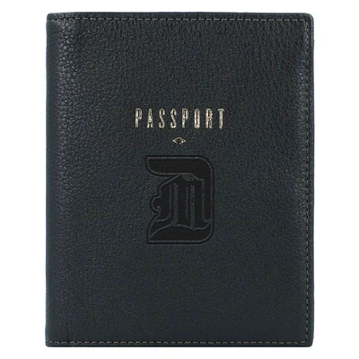 Fossil Black Detroit Mercy Titans Travel RFID Passport Case