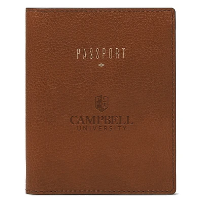 Fossil Brown Campbell Fighting Camels Travel RFID Passport Case