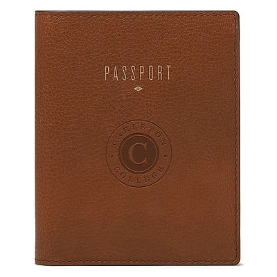 Fossil Brown Carleton Knights Travel RFID Passport Case