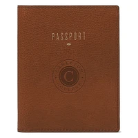 Fossil Brown Carleton Knights Travel RFID Passport Case