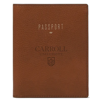 Fossil Brown Carroll University Pioneers Travel RFID Passport Case