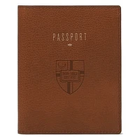 Fossil Brown Catholic University Cardinals Travel RFID Passport Case