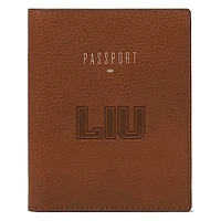 Fossil Brown LIU Sharks Travel RFID Passport Case