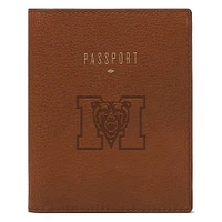 Fossil Brown Mercer Bears Travel RFID Passport Case