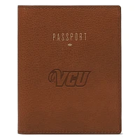Fossil Brown VCU Rams Travel RFID Passport Case