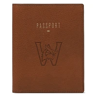 Fossil Brown Westfield State Owls Travel RFID Passport Case