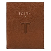 Fossil Brown Troy University Trojans Travel RFID Passport Case
