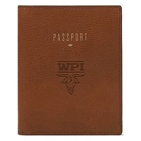 Fossil Brown Worcester Polytechnic Institute Engineers Travel RFID Passport Case