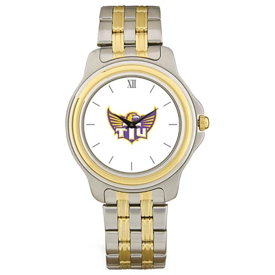 Men's  Silver Tennessee Tech Golden Eagles Two-Tone Wristwatch