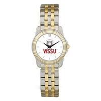 Women's  Silver Winston-Salem State Rams Two-Tone Wristwatch