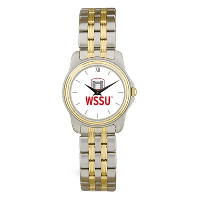 Women's  Silver Winston-Salem State Rams Two-Tone Wristwatch