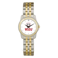 Women's  Silver Winston-Salem State Rams Two-Tone Wristwatch