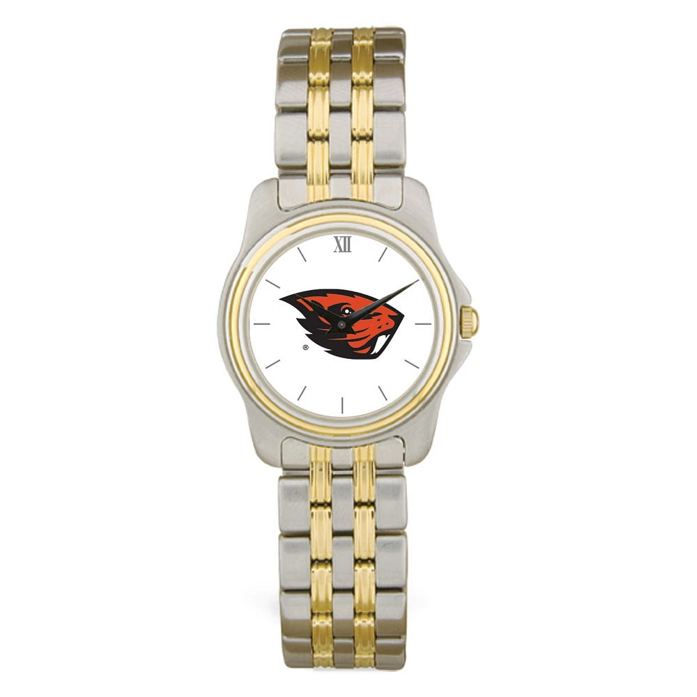 Women's Silver Oregon State Beavers Two-Tone Wristwatch