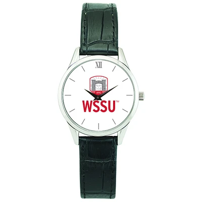 Women's  Silver Winston-Salem State Rams Stainless Steel Wristwatch