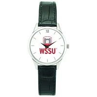 Women's  Silver Winston-Salem State Rams Stainless Steel Wristwatch