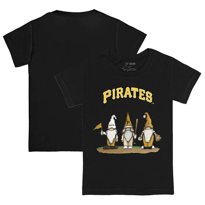 Youth Tiny Turnip  Black Pittsburgh Pirates Gnomes T-Shirt