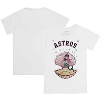 Youth Tiny Turnip  White Houston Astros Mermaid T-Shirt