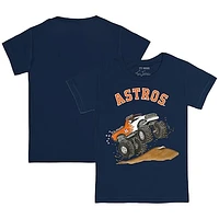 Youth Tiny Turnip  Navy Houston Astros Monster Truck T-Shirt
