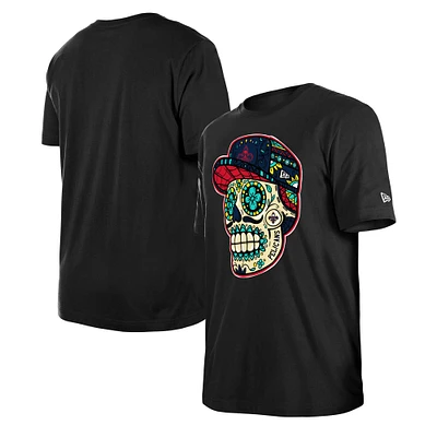 Unisex New Era Black New Orleans Pelicans Sugar Skull T-Shirt