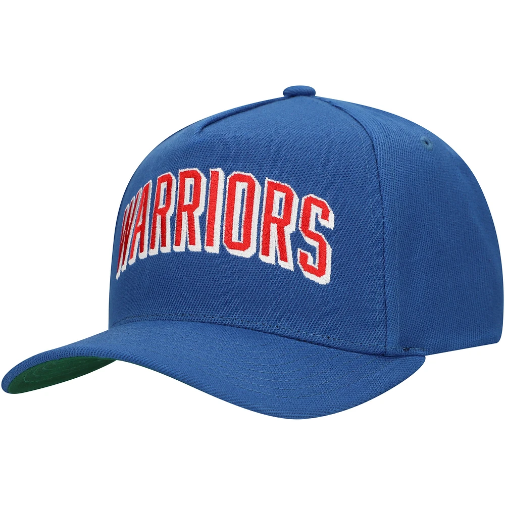 Men's Mitchell & Ness Royal Golden State Warriors Team Up Classic Edition Adjustable Hat